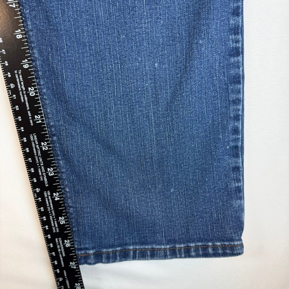 🔴 Terra & Sky Women's Size 18W Blue Denim Straight Leg Jeans - Picture 6 of 8
